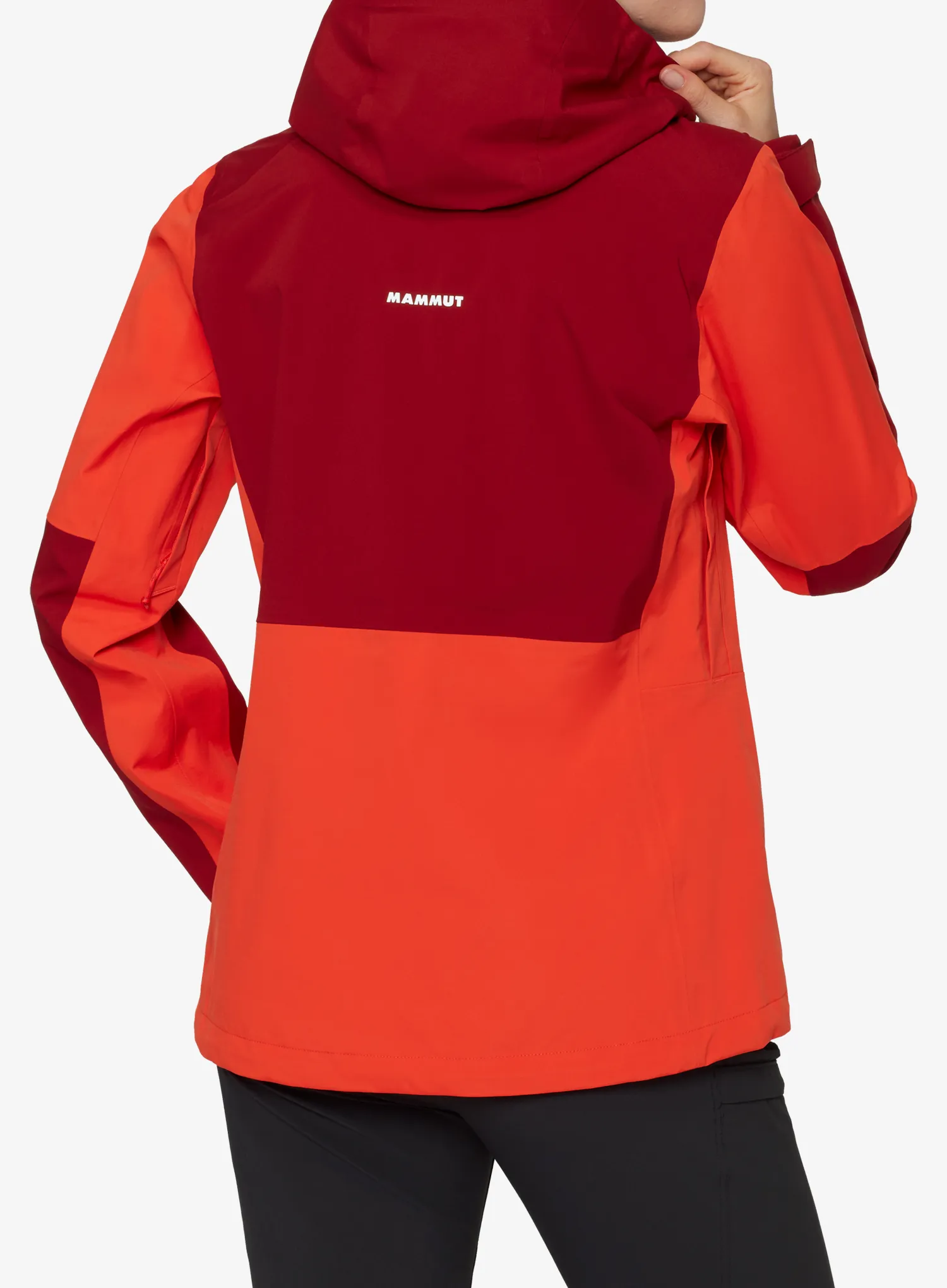 Dámská bunda Mammut Linard Guide HS Hooded Jacket - mammut red/dark red