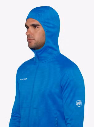 Fleece mikina Mammut Crag ML Hooded Jacket - glacier blue