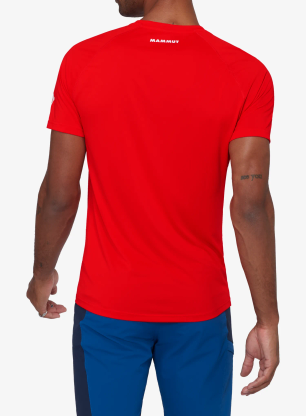 Lezecké triko Mammut Ducan FL T-Shirt - mammut red