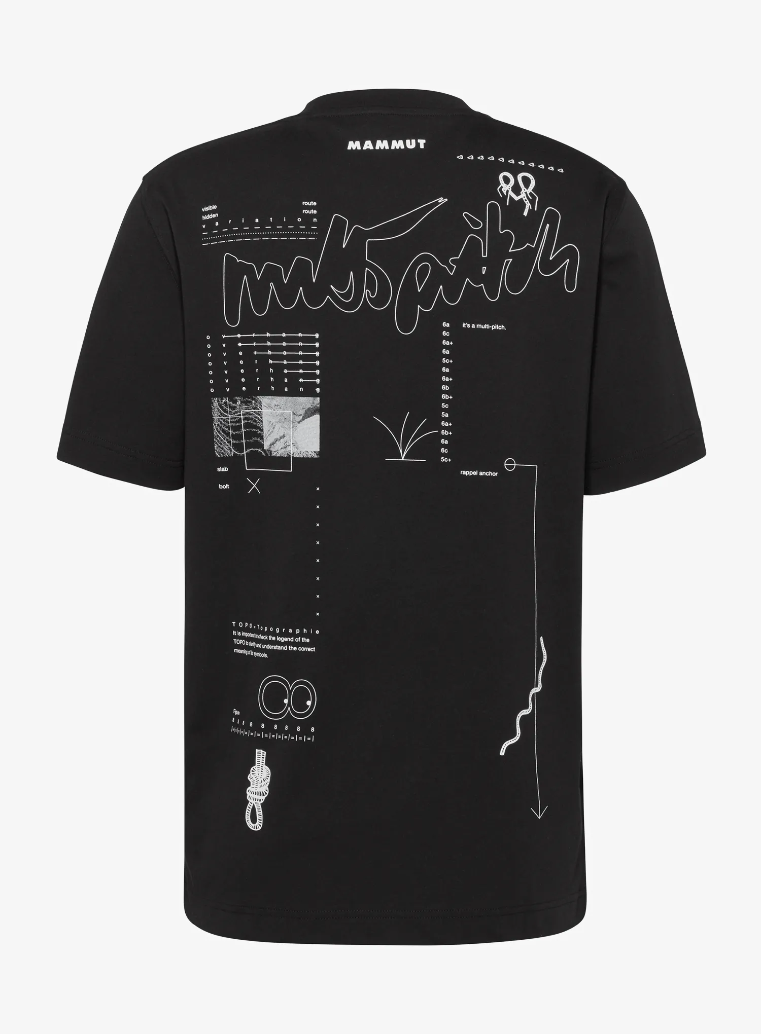 Lezecké triko Mammut Mammut Base T-Shirt Multi-Pitch - black