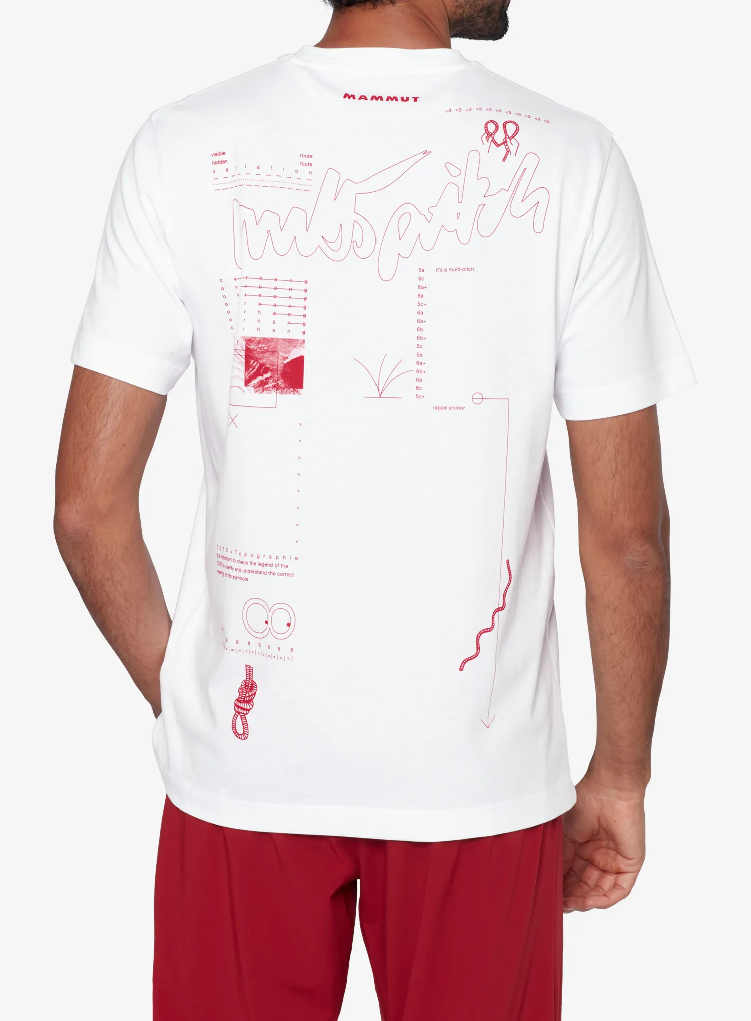 Lezecké triko Mammut Mammut Base T-Shirt Multi-Pitch - white