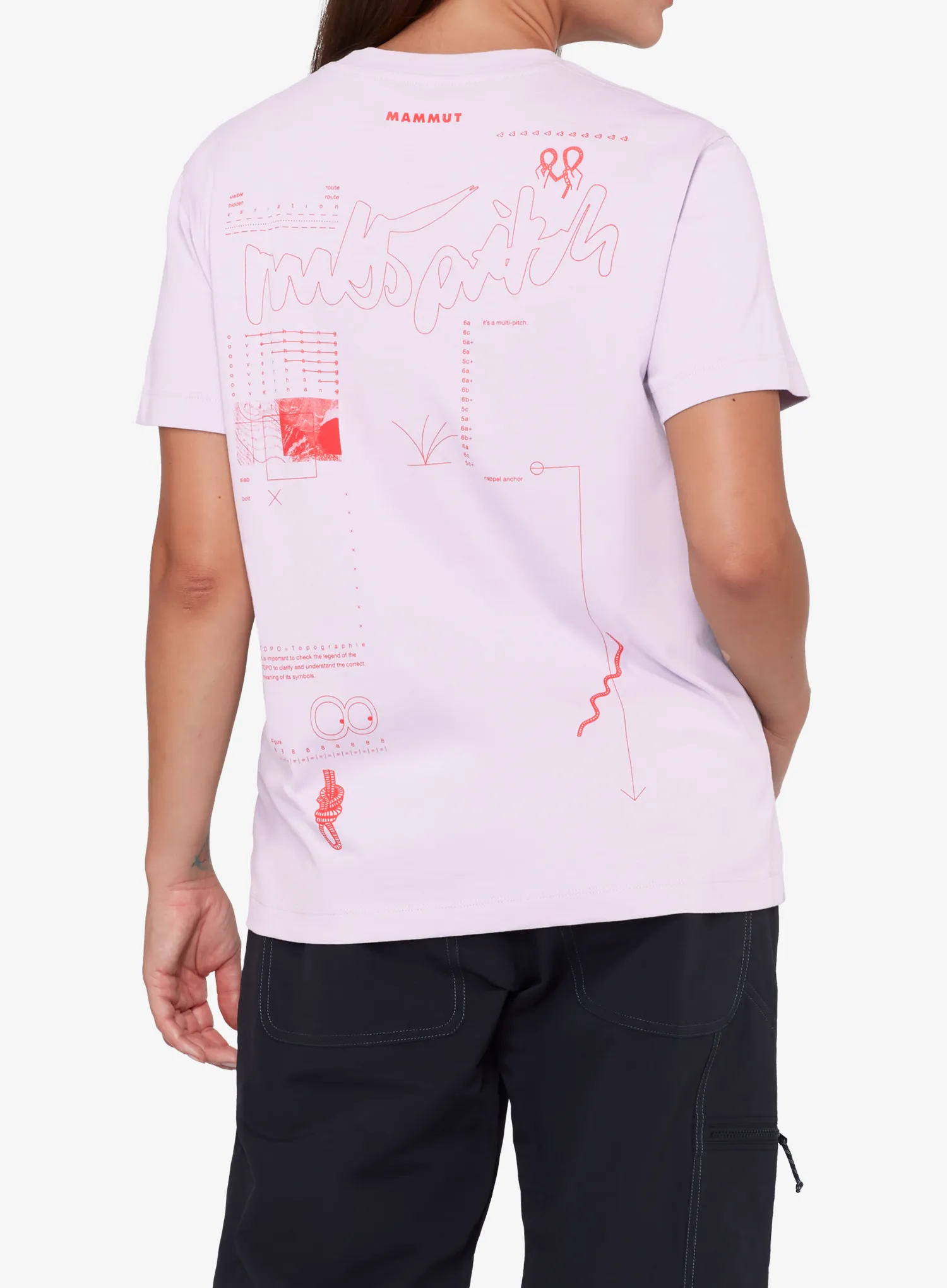 Dámské lezecké triko Mammut Mammut Base T-Shirt Multi-Pitch - alpine calamint