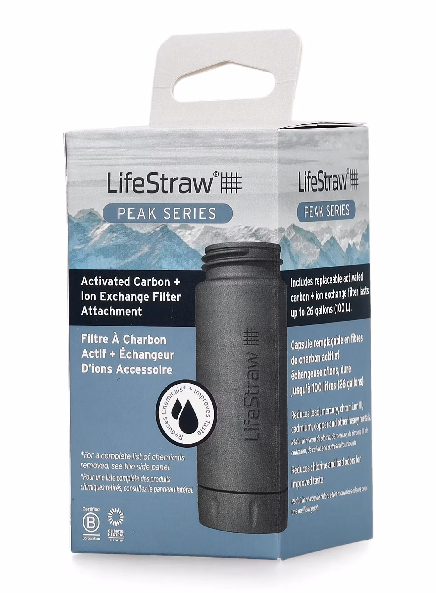 Filtr na vodu Lifestraw Peak Series - Activated Carbon Filter Attachment