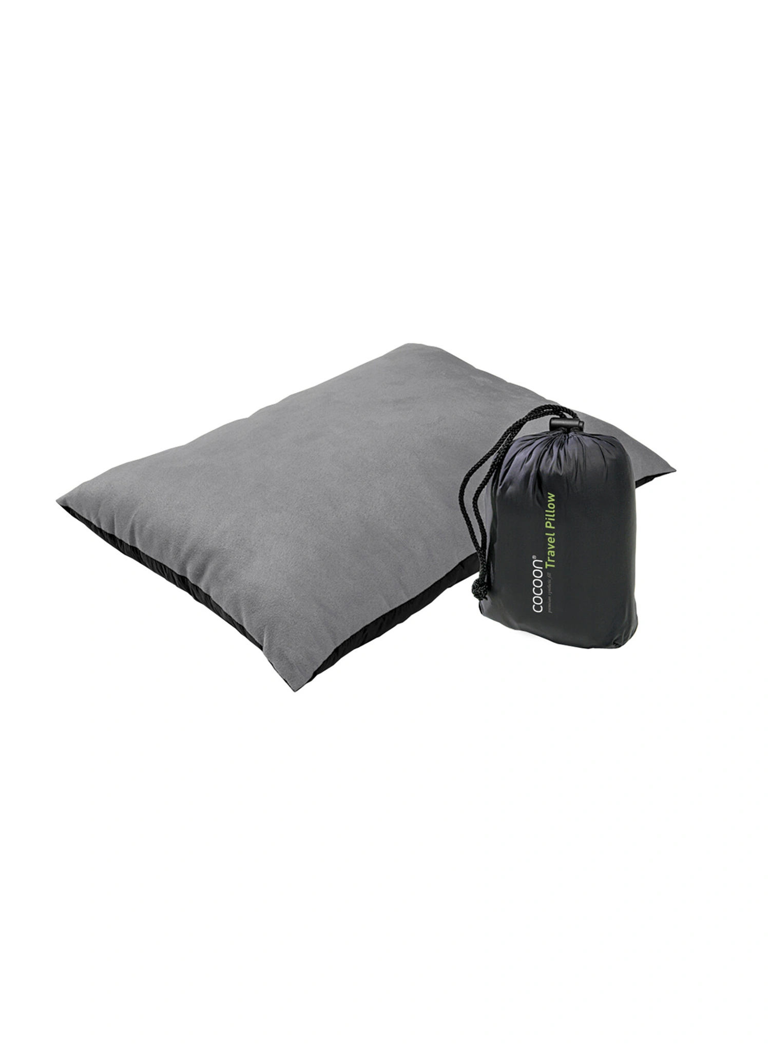 Cestovní polštářek Cocoon Synthetic Travel Pillow S - charcoal/smoke grey