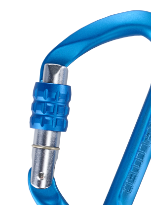 Horolezecká karabina SKYLOTEC Salto SG - electricblue/titanium