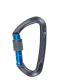 Horolezecká karabina SKYLOTEC Lime SG - anthracite/blue