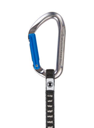 Expreska SKYLOTEC Salto UL 12 cm - titanium/electricblue