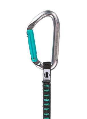 Expreska SKYLOTEC Salto UL 12 cm - titanium/aquamarine