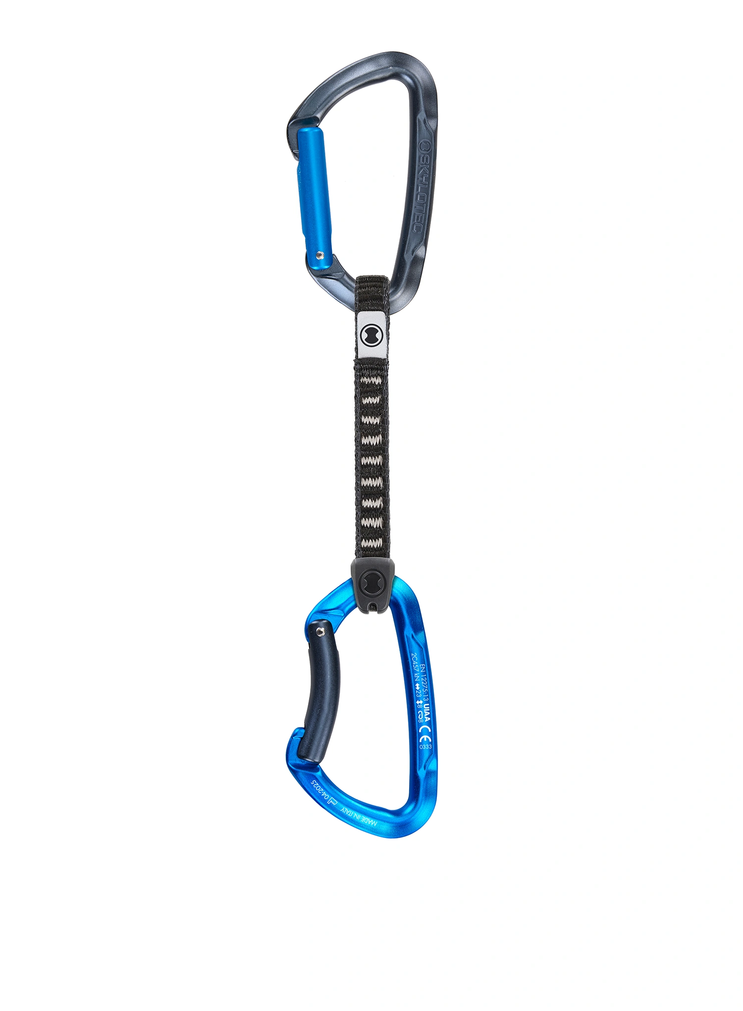 Lezecké expresky SKYLOTEC Lime Set UL - 6 Pack 12 cm - anthracite/electricblue