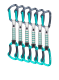 Lezecké expresky SKYLOTEC Lime Set NY - 6 Pack 12 cm - anthracite/aquamarine