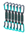 Lezecké expresky SKYLOTEC Lime Set NY Pro - 6 Pack 12 - anthracite/aquamarine
