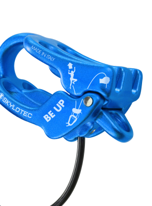 Slaňovací a jistící brzda SKYLOTEC Be-Up - electricblue