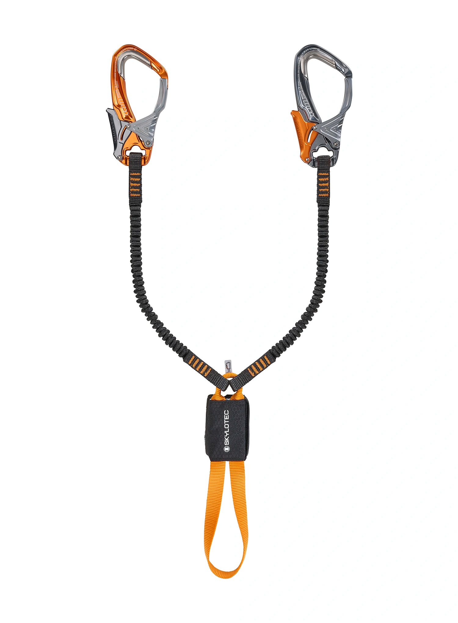 Ferratový tlumič pádu SKYLOTEC Santner - black/orange