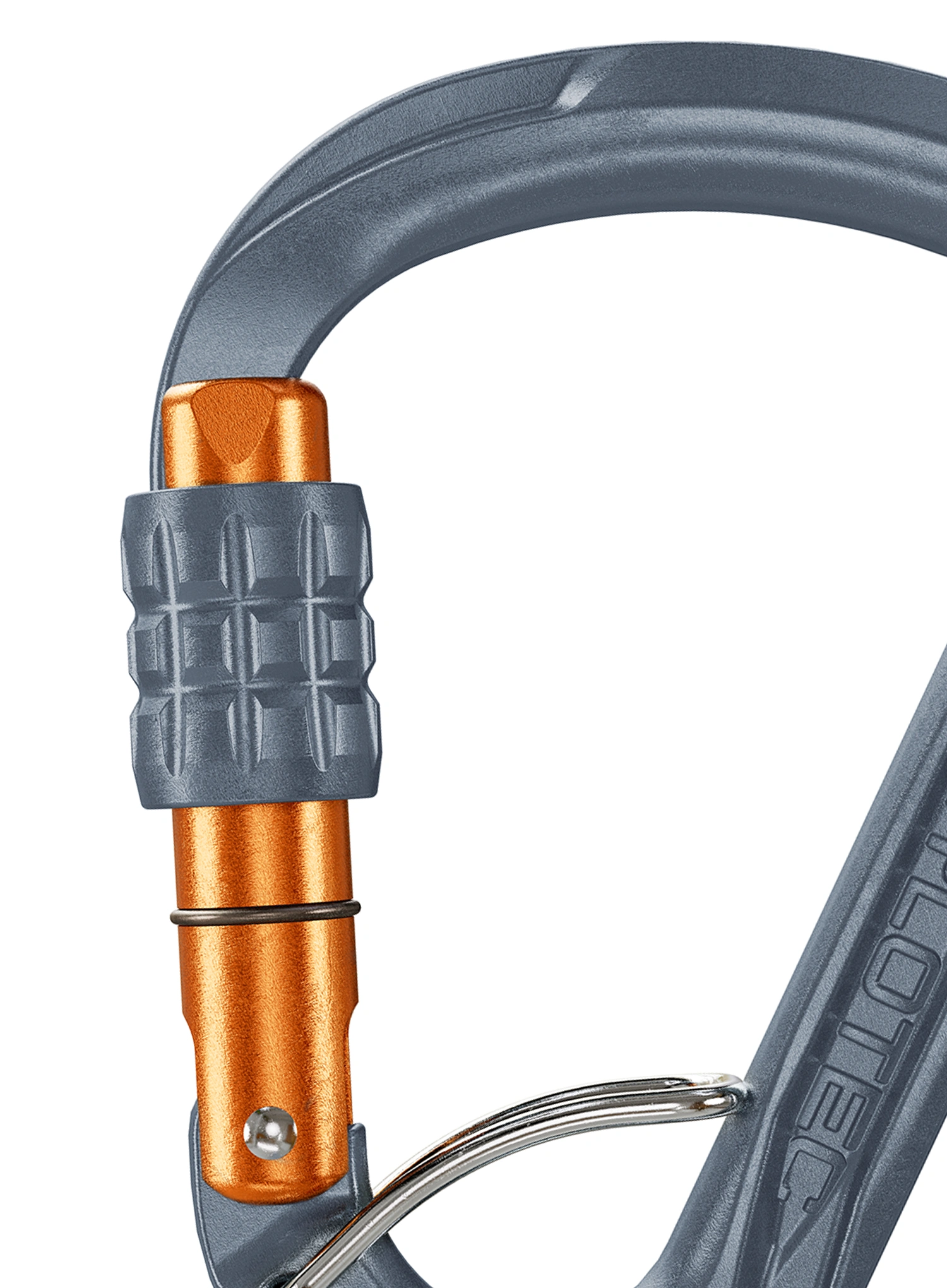 Horolezecká karabina SKYLOTEC Leger SGL - grey/orange