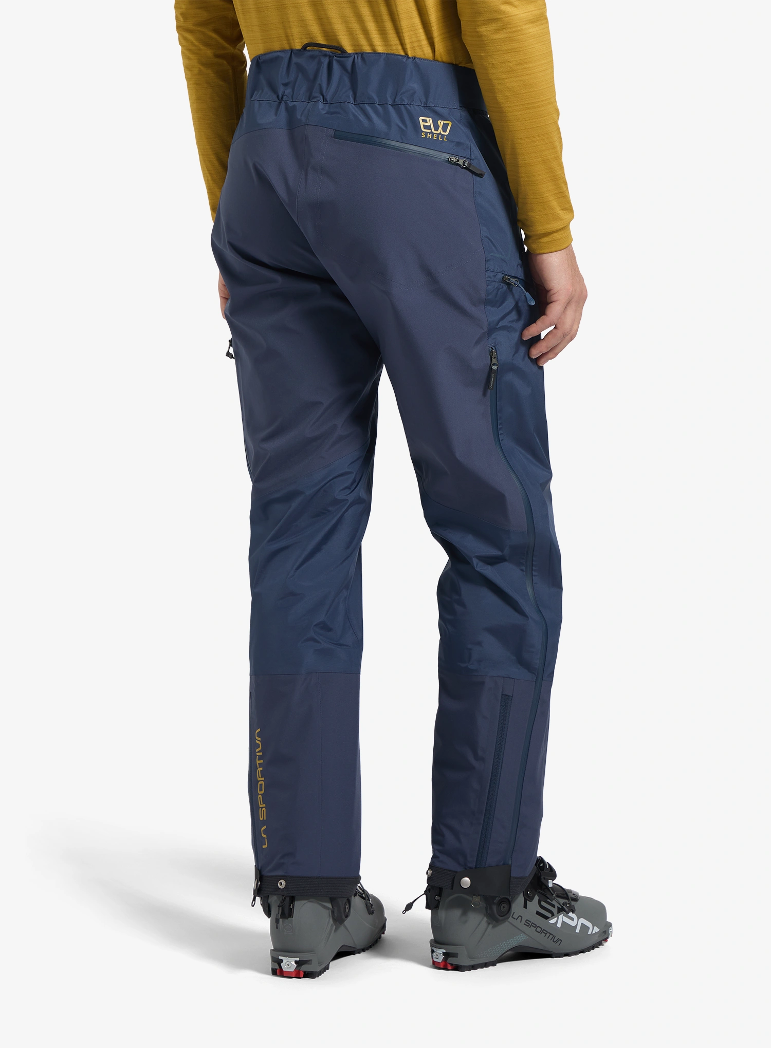 Kalhoty na hory La Sportiva Crossridge Evo Shell Pant - night sky/savana
