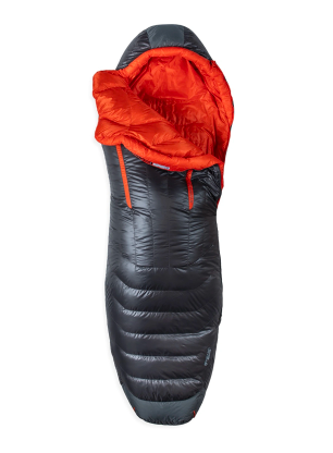 Péřový spacák Nemo Riff 15 Long (198 cm) - goodnight gray