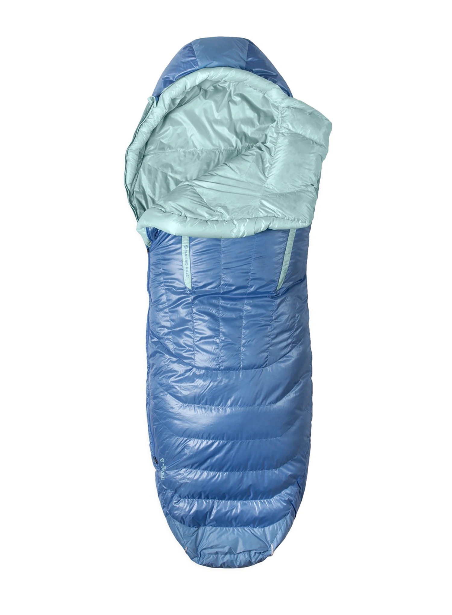 Dámský péřový spacák Nemo Riff 30 Long (183 cm) - azure/azure