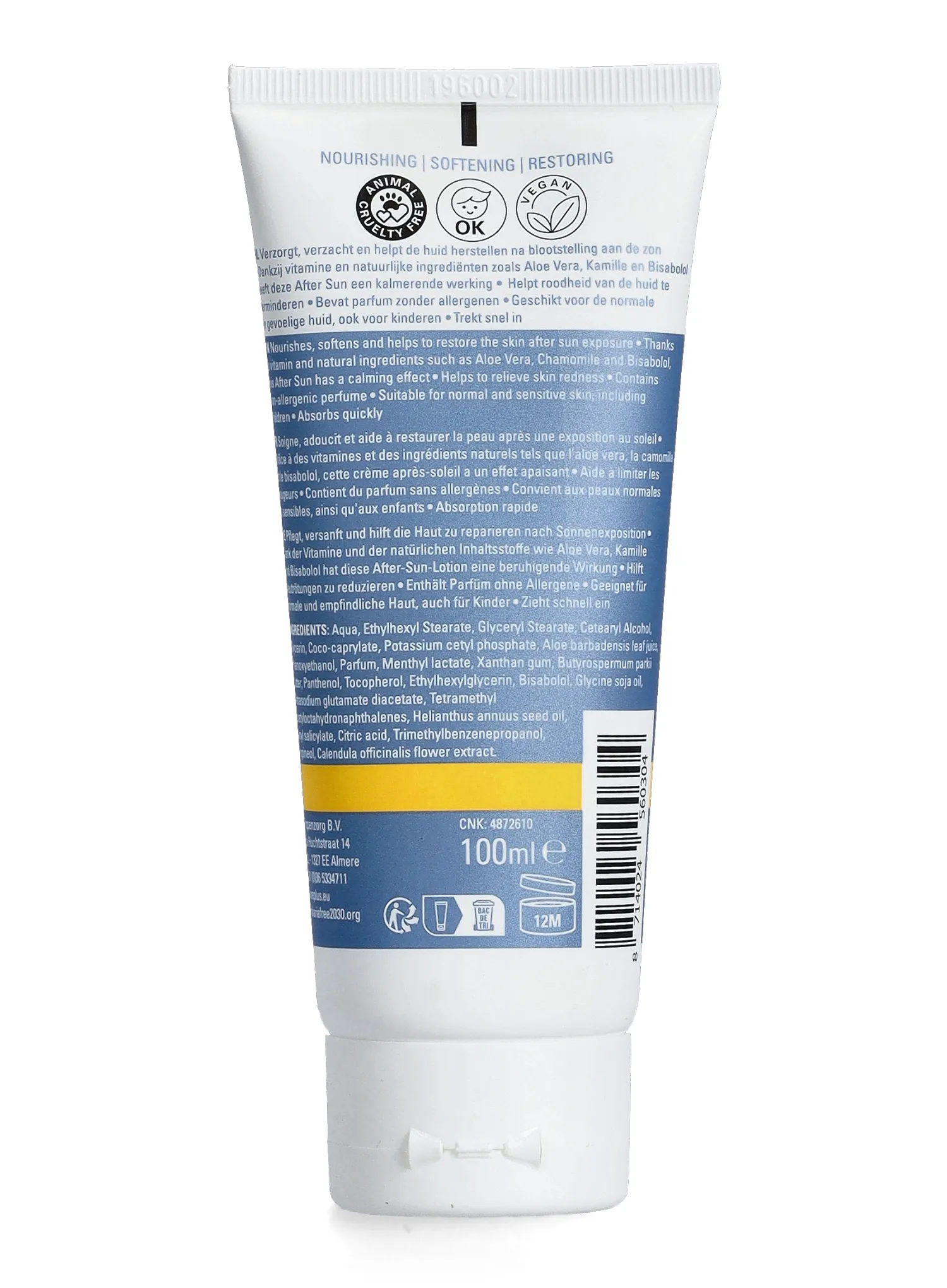 Krém Care Plus Sun Protection After Sun Tube 100 ml