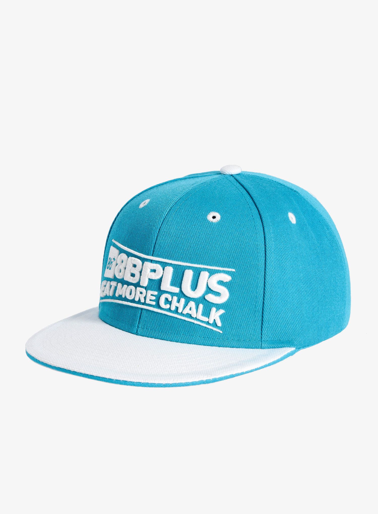 Kšiltovka 8B+ Snapback Cap Eat More Chalk - blue/white