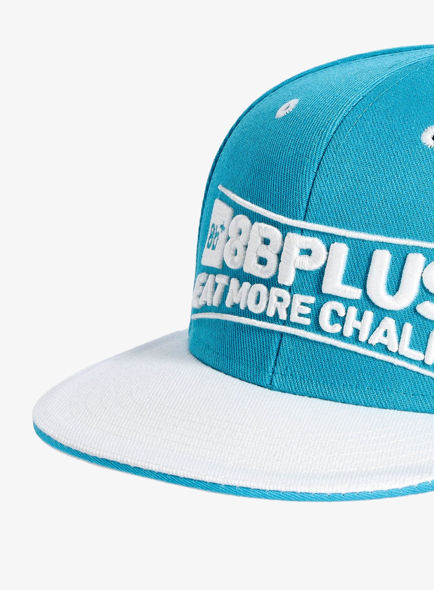 Kšiltovka 8B+ Snapback Cap Eat More Chalk - blue/white