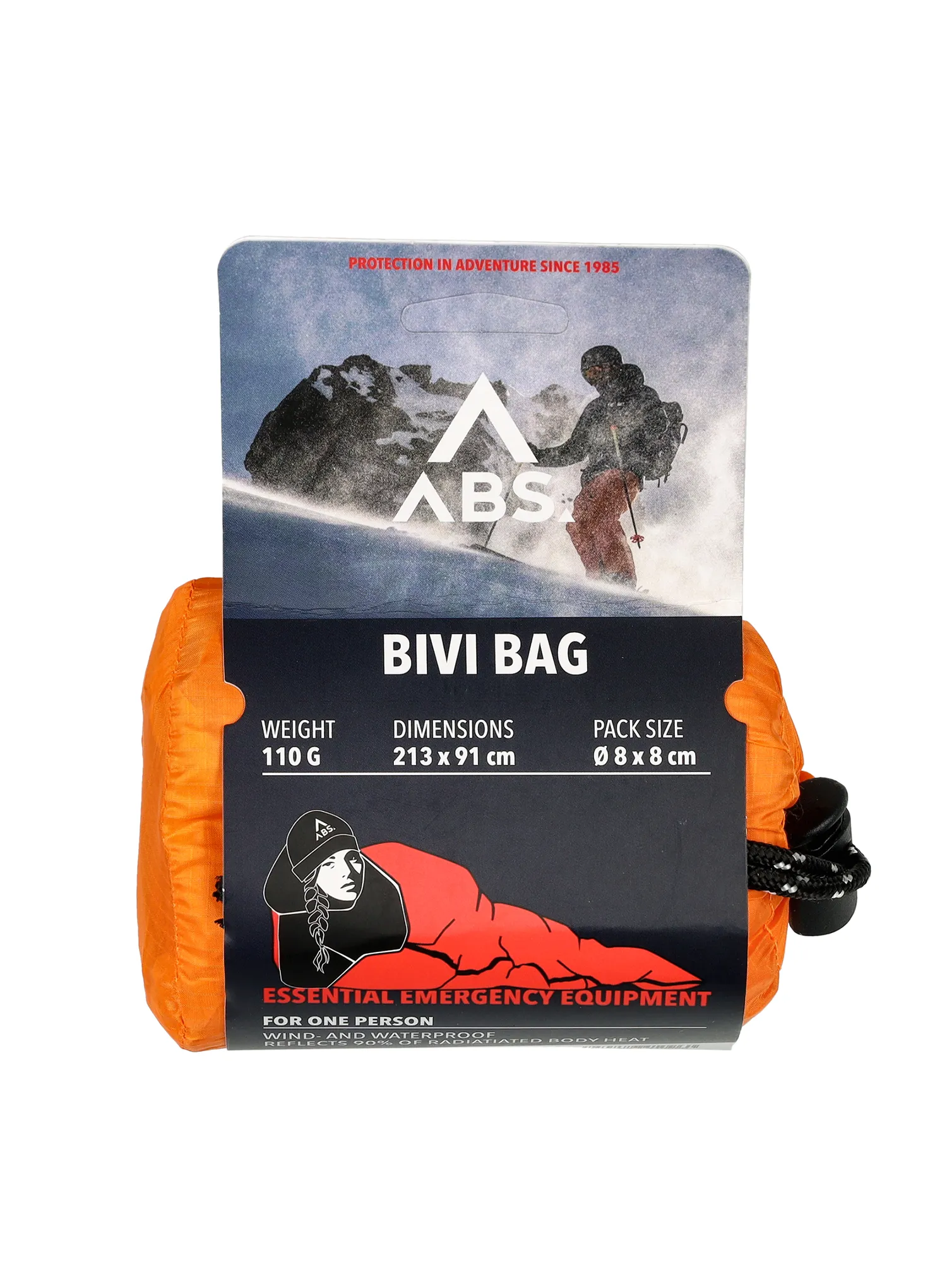 Termizolační vak ABS Bivi Single - orange