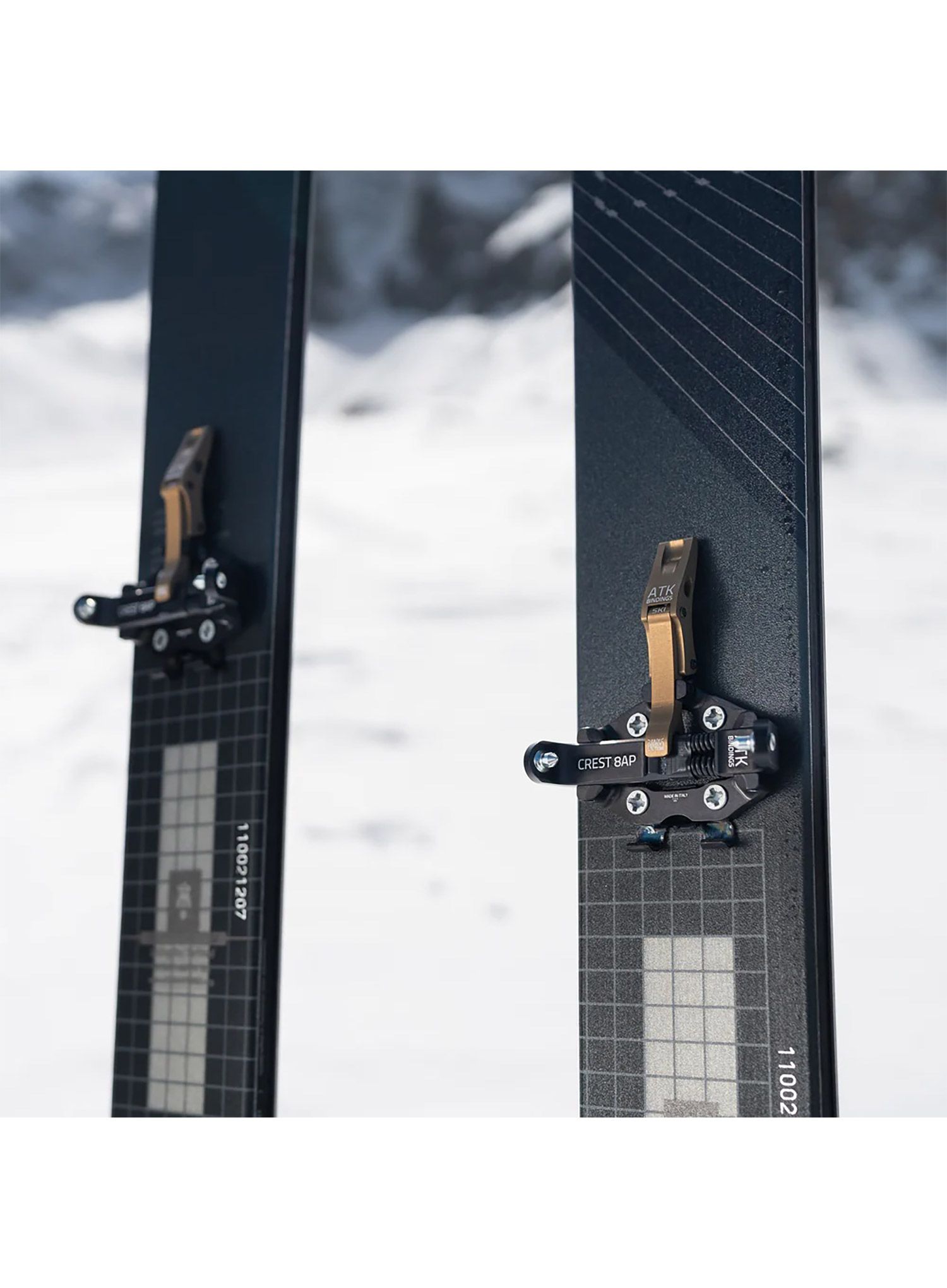 Skialpové vázání ATK Crest 8 AP - light bronze/black