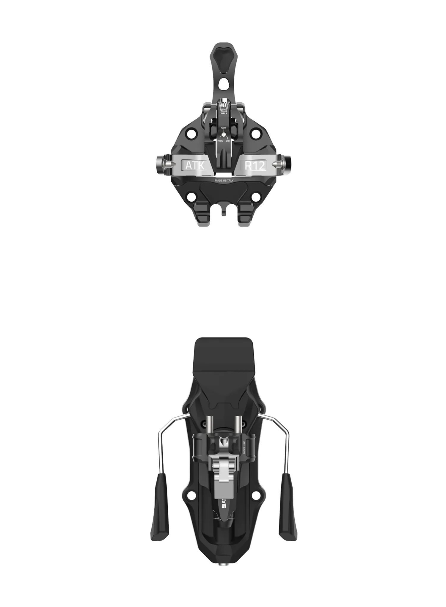 Skialpové vázání ATK Raider 12 AP - black