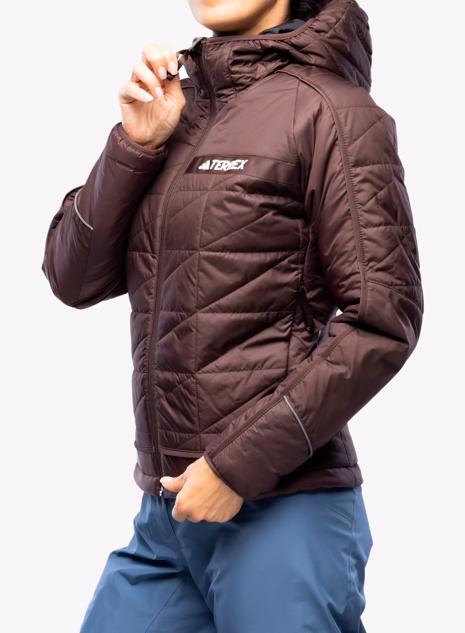 Zateplená bunda dámská adidas TERREX Multi Insulation Hooded Jacket - shabrn