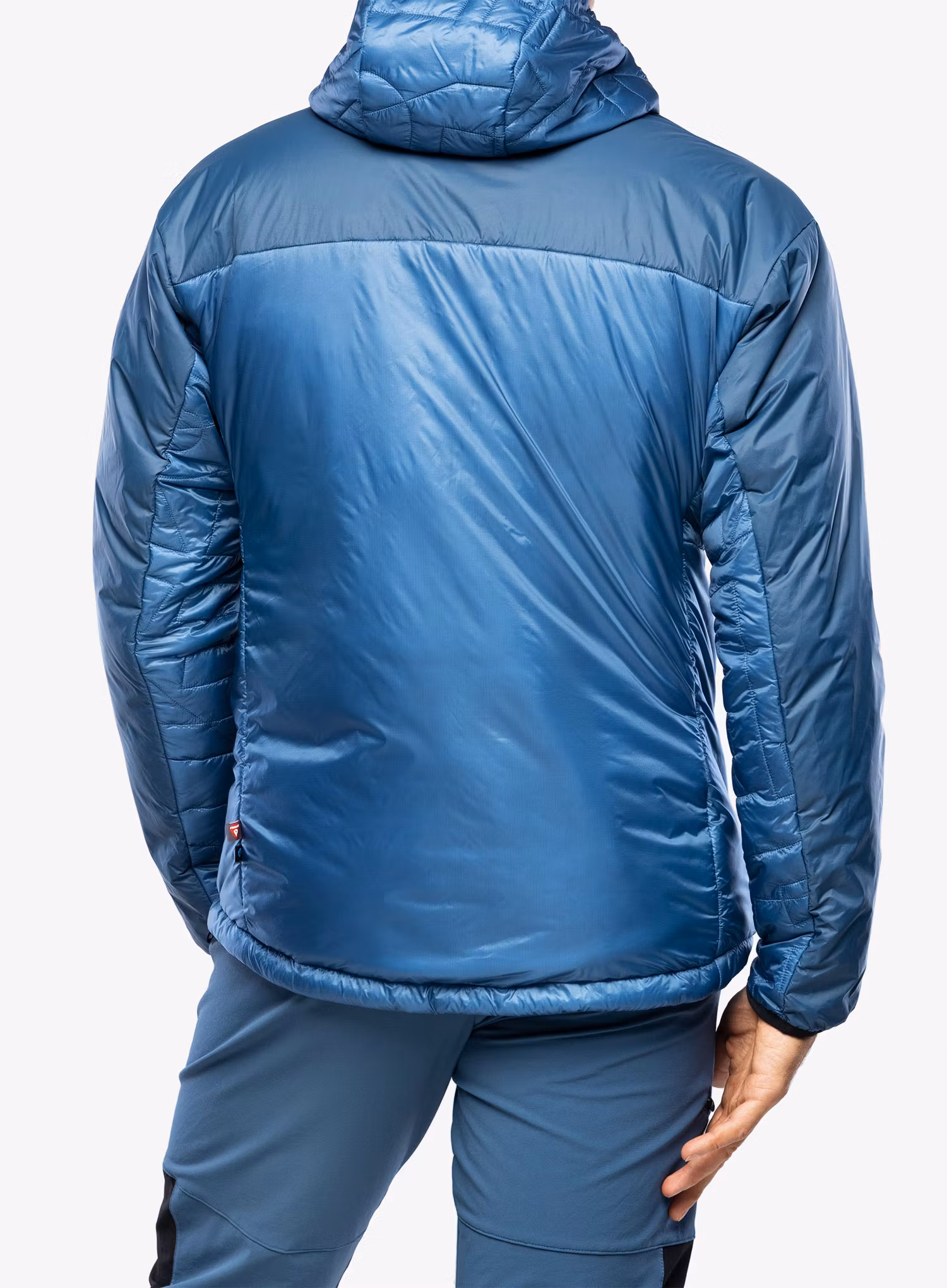 Zateplená bunda adidas TERREX Xperior Varilite PrimaLoft Hooded Jacket - wonder steel
