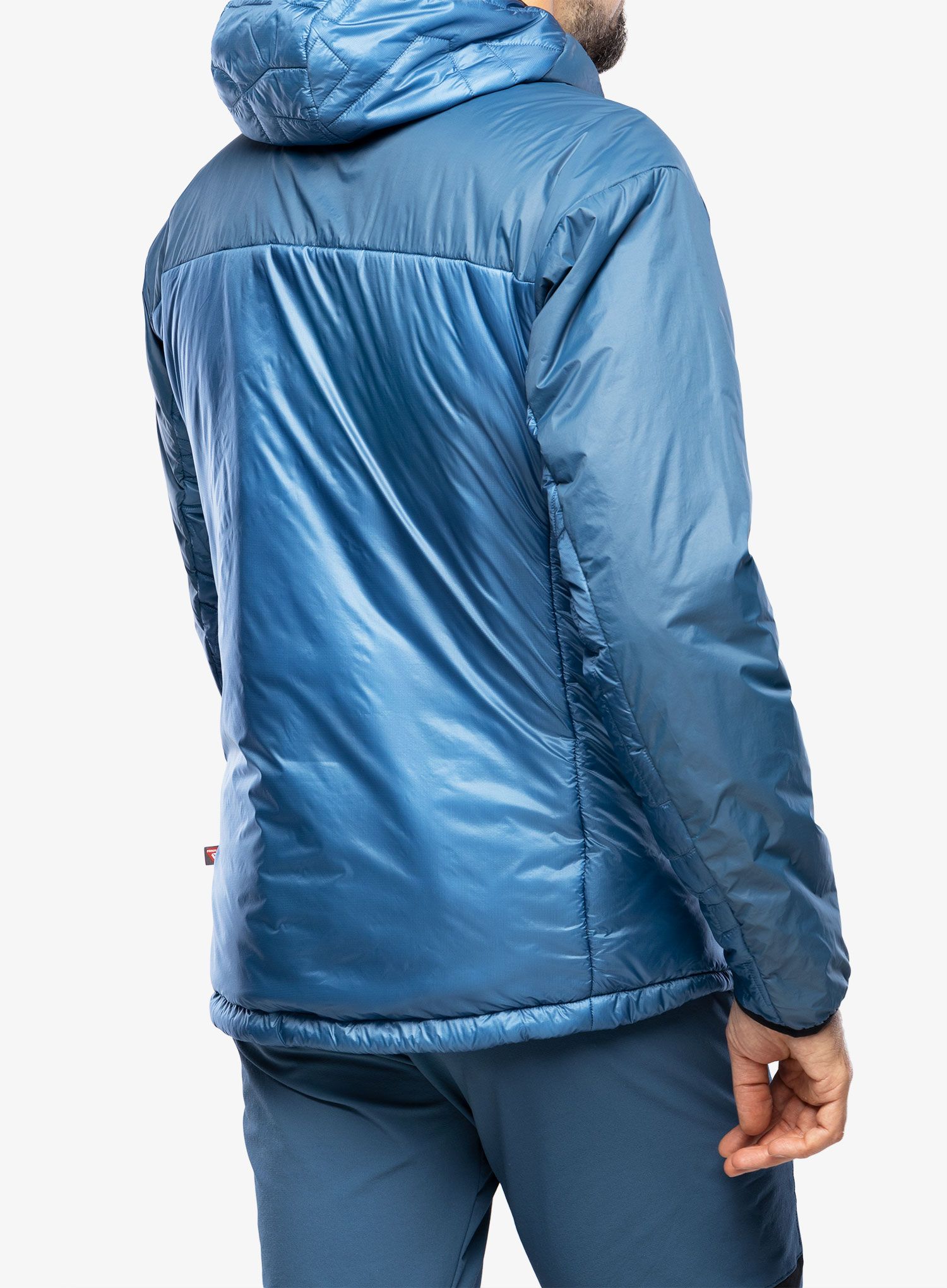 Zateplená bunda adidas TERREX Xperior Varilite PrimaLoft Hooded Jacket - wonder steel