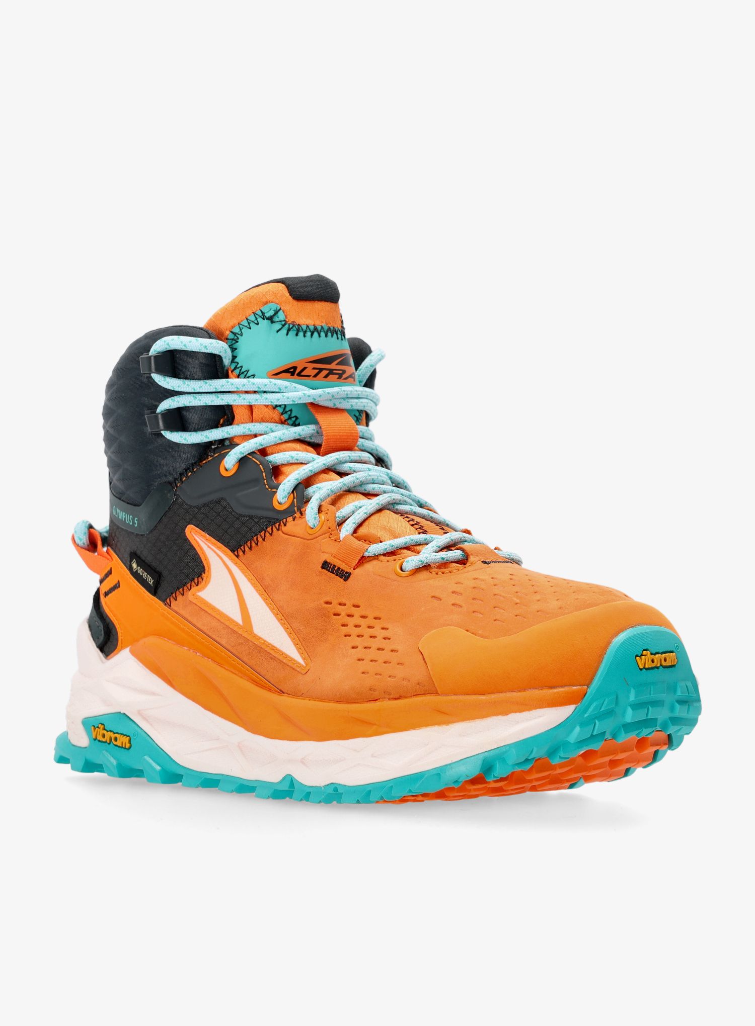 GORE TEX boty dámské Altra Olympus 5 Hike Mid GTX - grey/orange