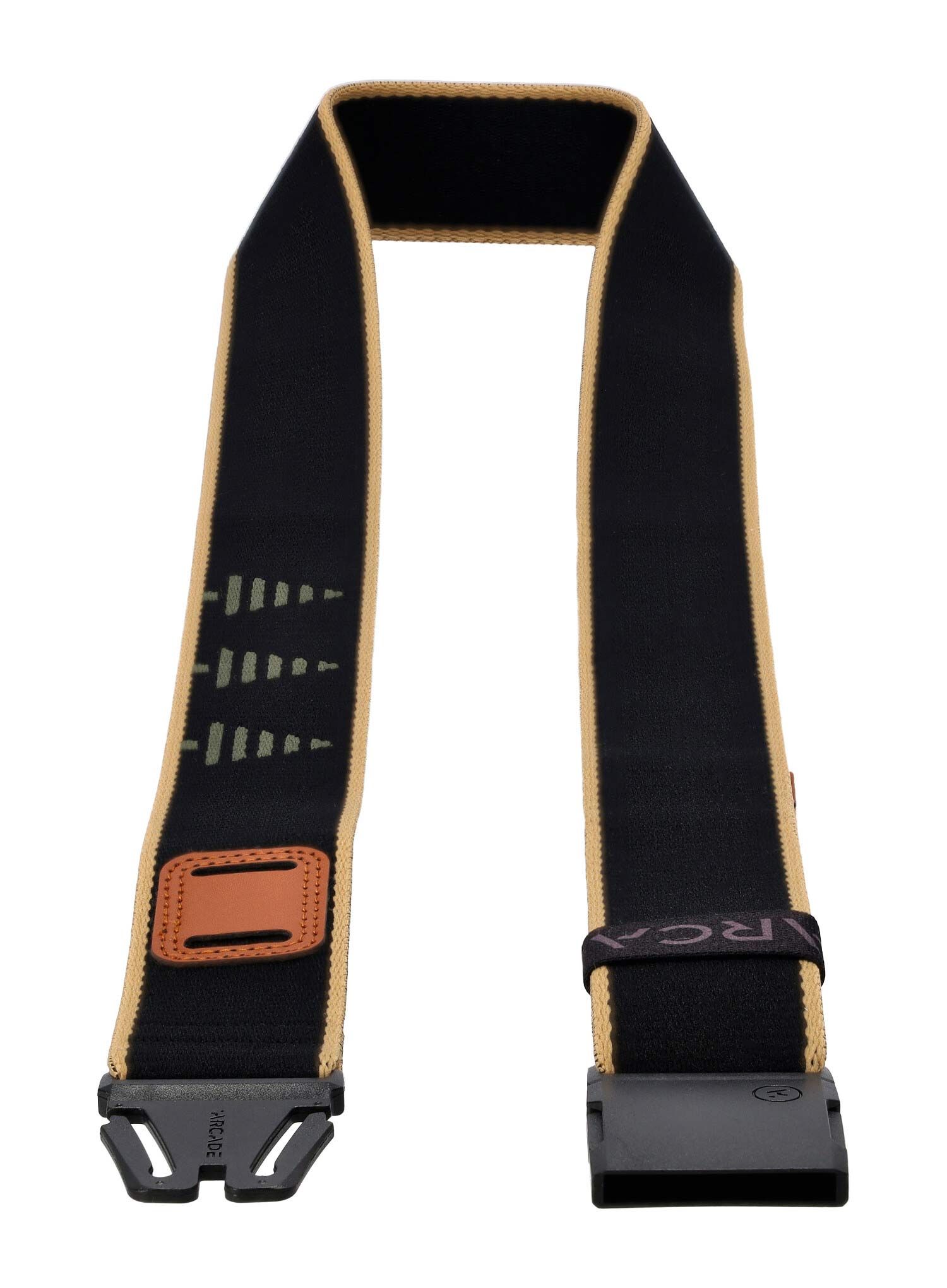 Opasek Arcade Blackwood Long - black/sand