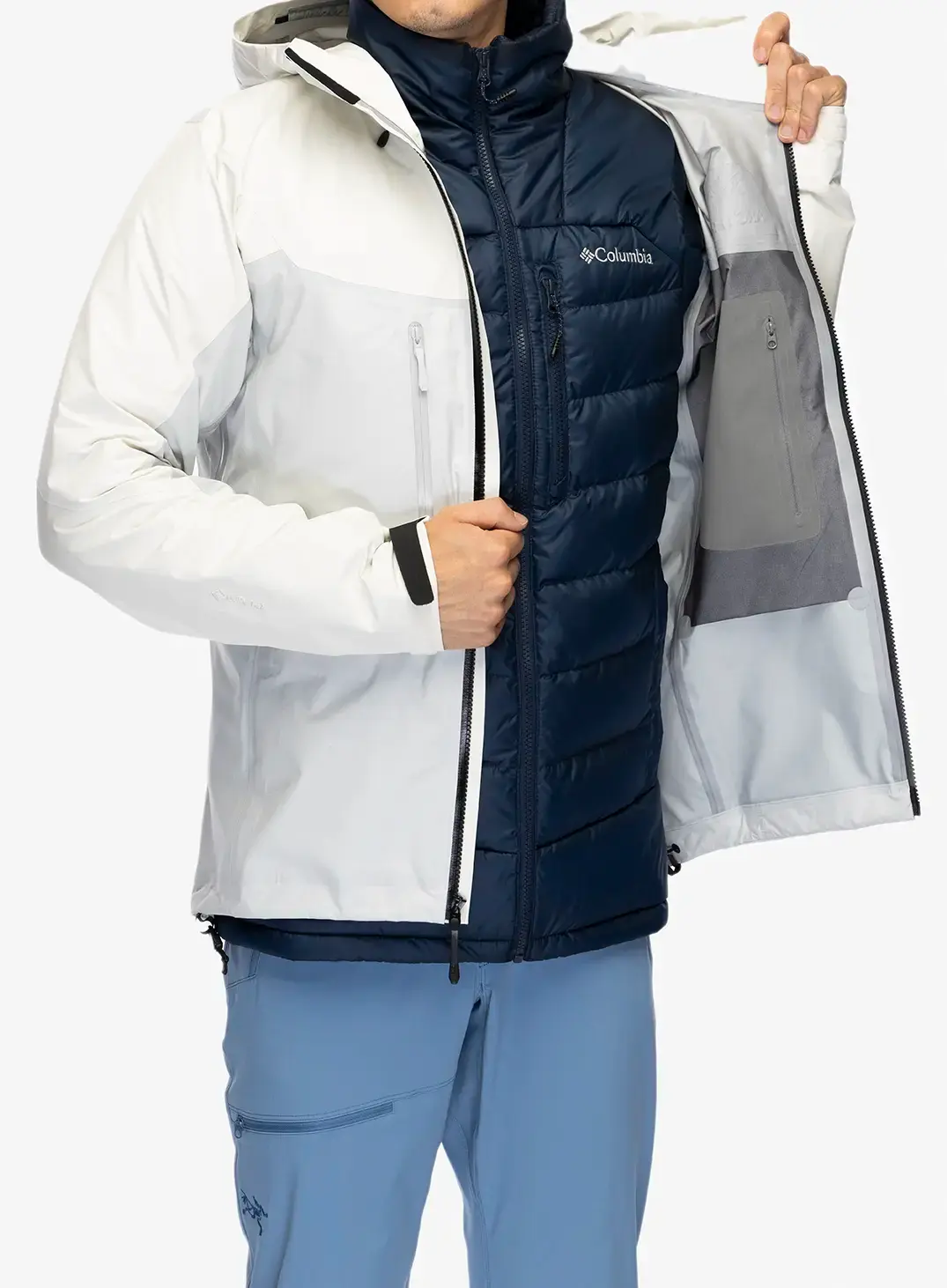 GORE TEX bunda Arcteryx Alpha Jacket - arctic silk/solitude