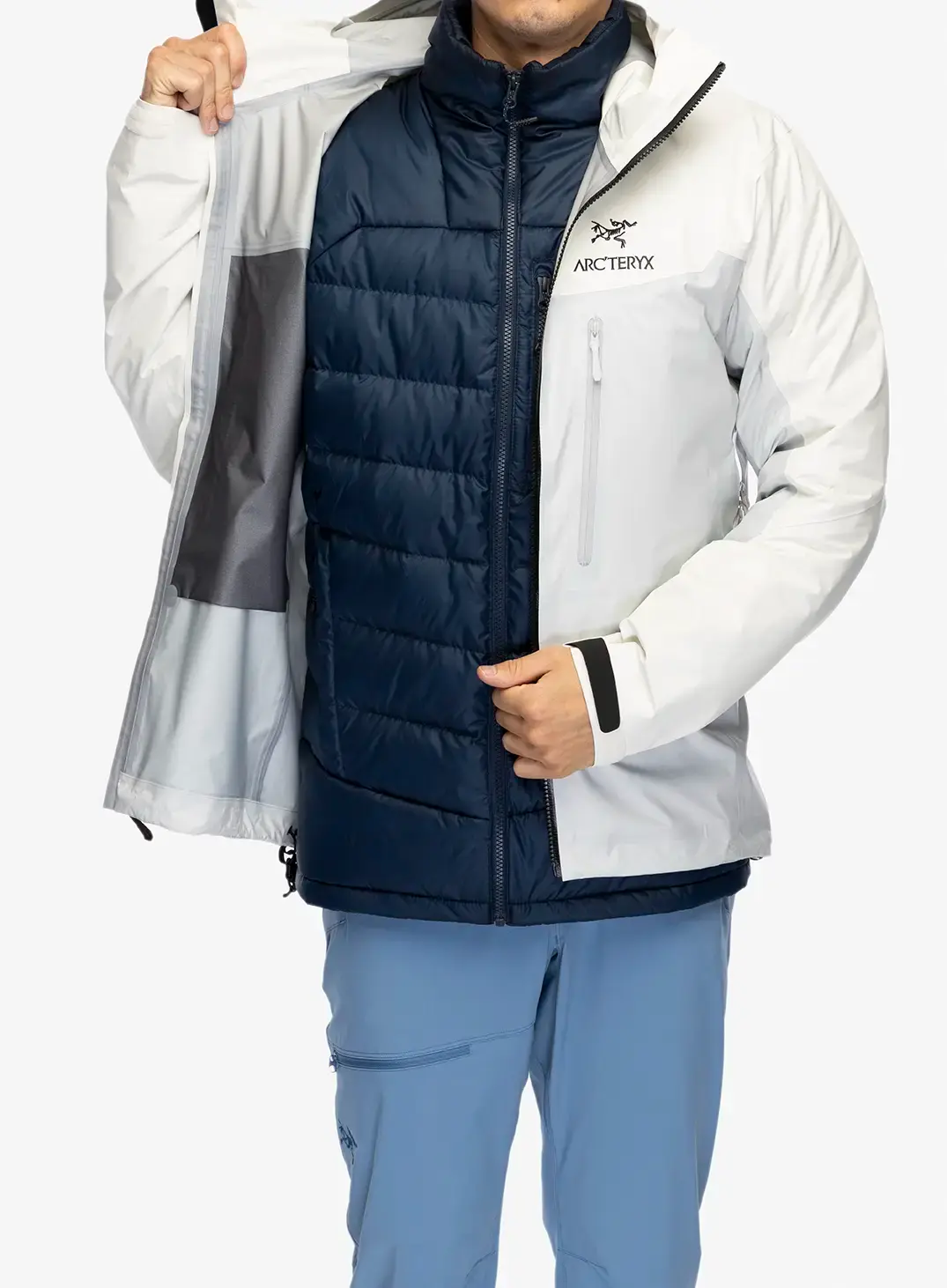 GORE TEX bunda Arcteryx Alpha Jacket - arctic silk/solitude