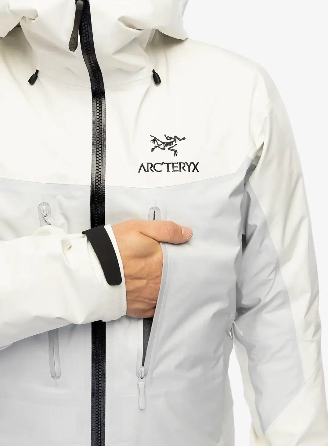 GORE TEX bunda Arcteryx Alpha Jacket - arctic silk/solitude