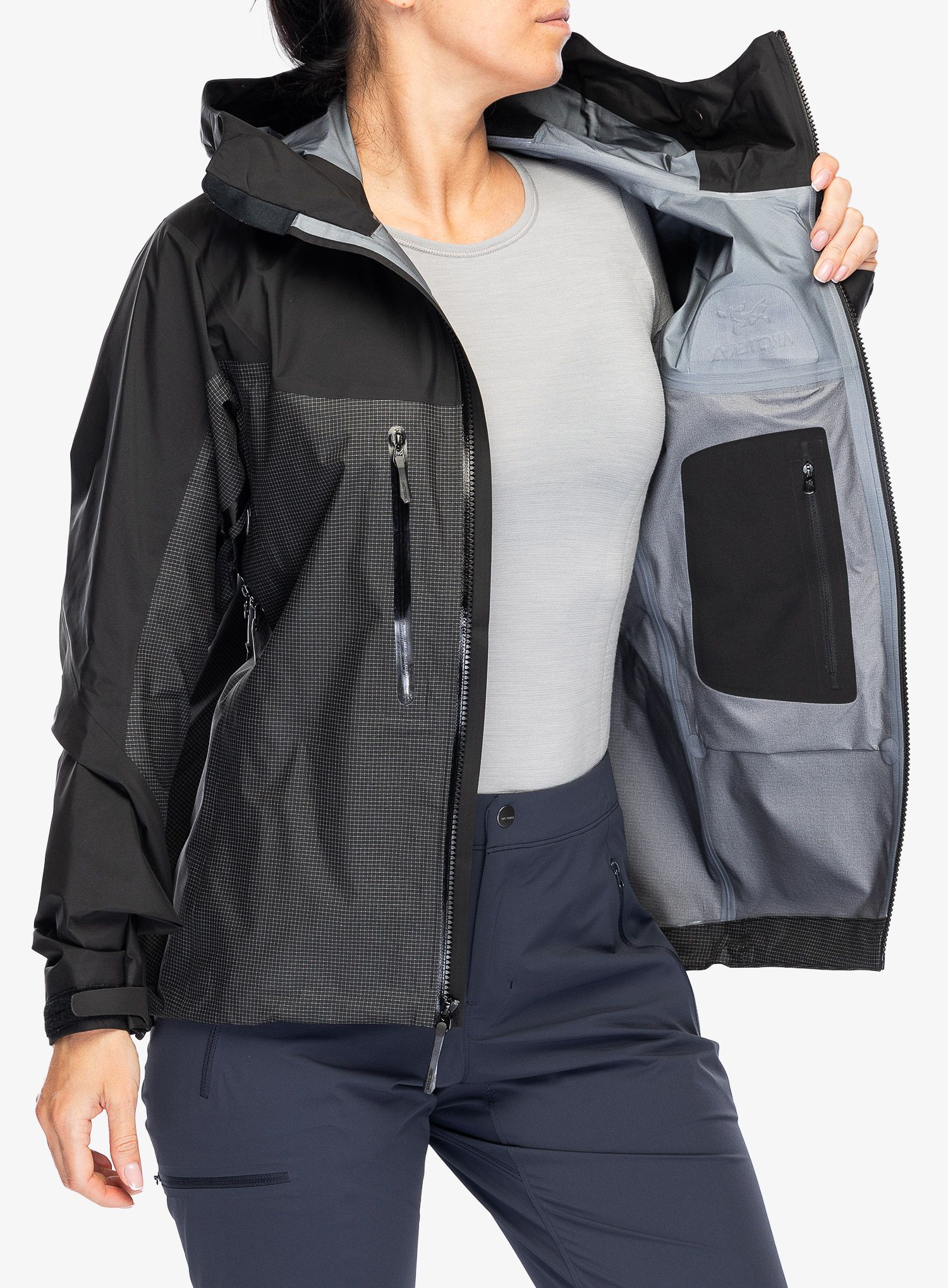 Dámská bunda na hory Arcteryx Alpha Jacket - black