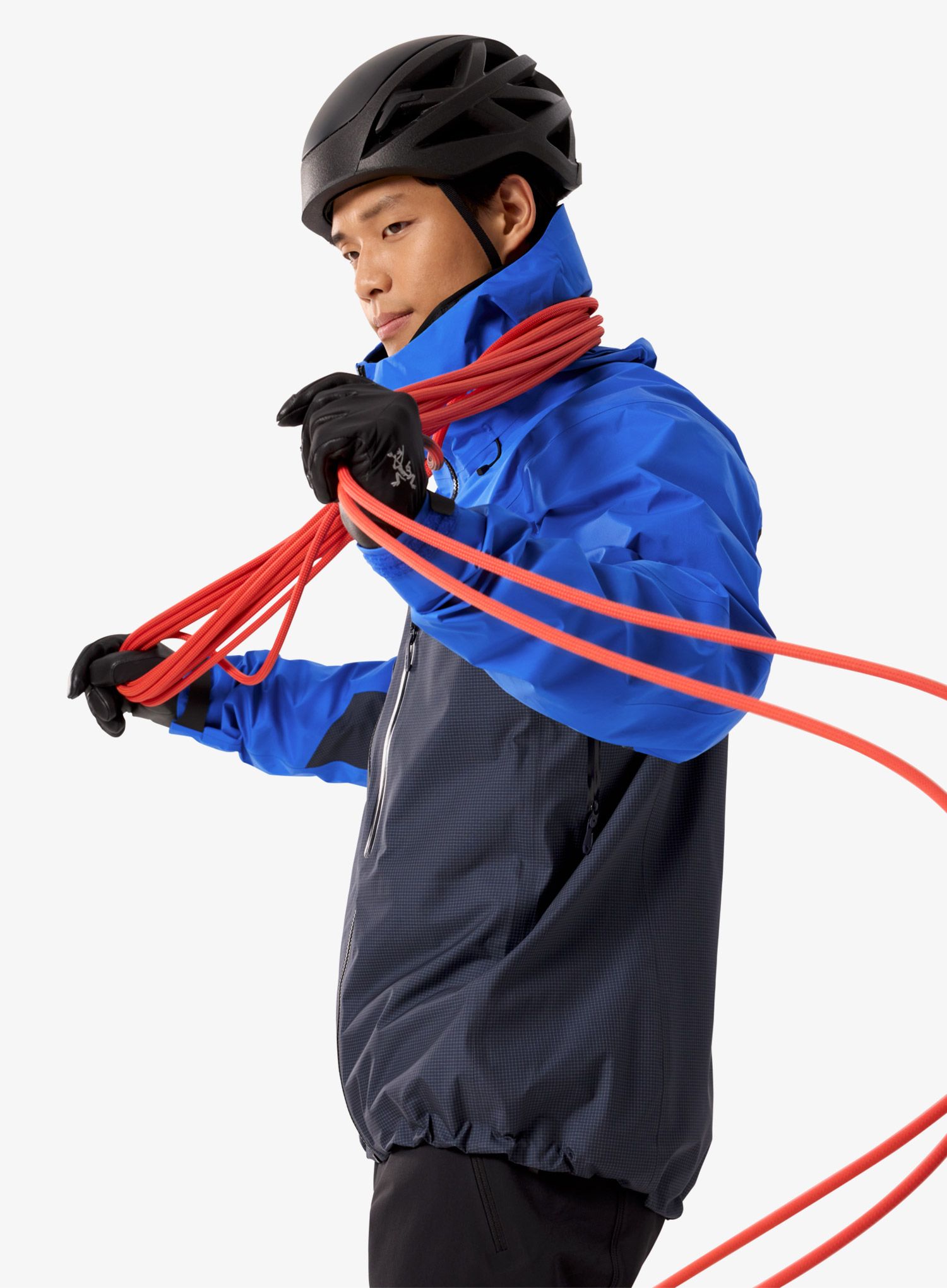 GORE TEX bunda Arcteryx Alpha Jacket - black sapphire/light vitality