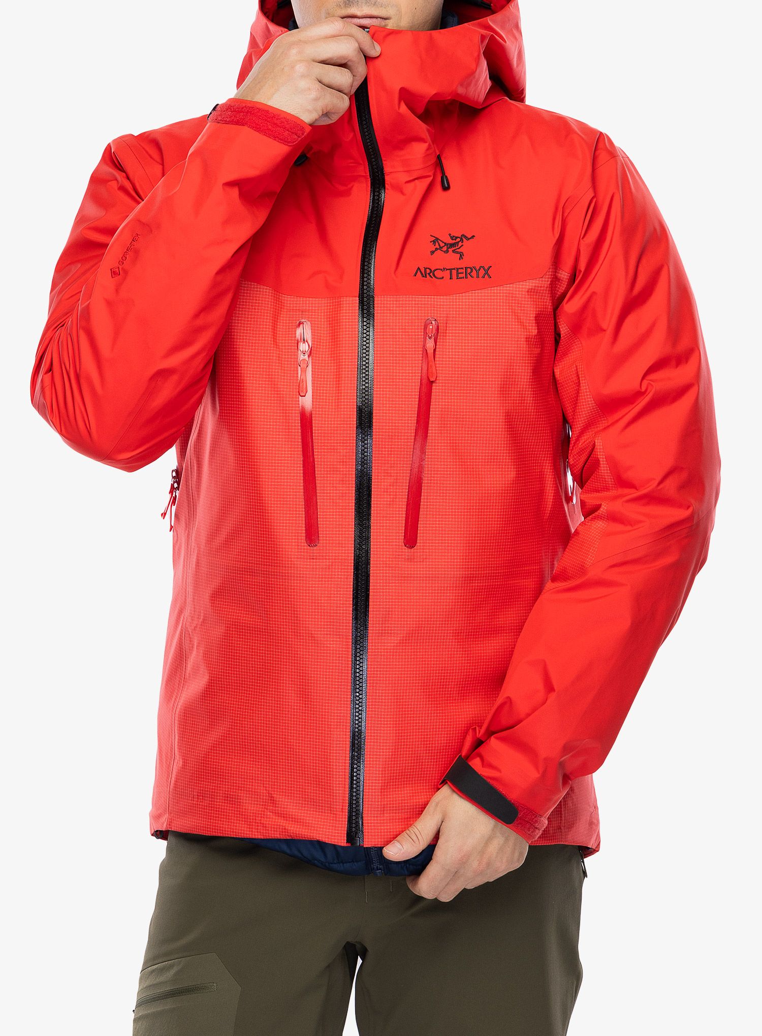 GORE TEX bunda Arcteryx Alpha Jacket - light tanager | 8a.cz GORE TEX bunda Arcteryx Alpha Jacket - light tanager | 8a.cz