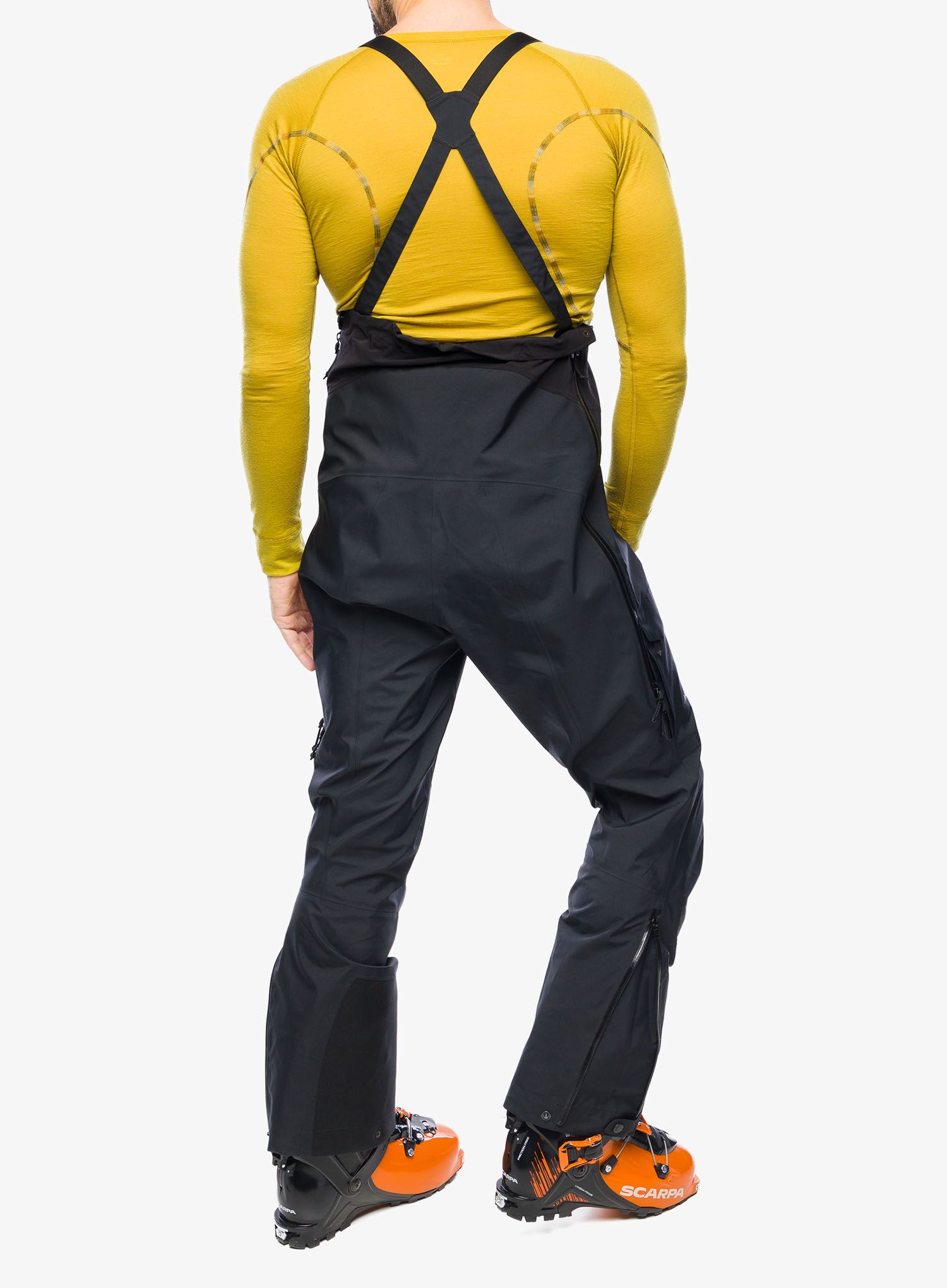 Skialpové kalhoty Arcteryx Alpha SV Bib - blk
