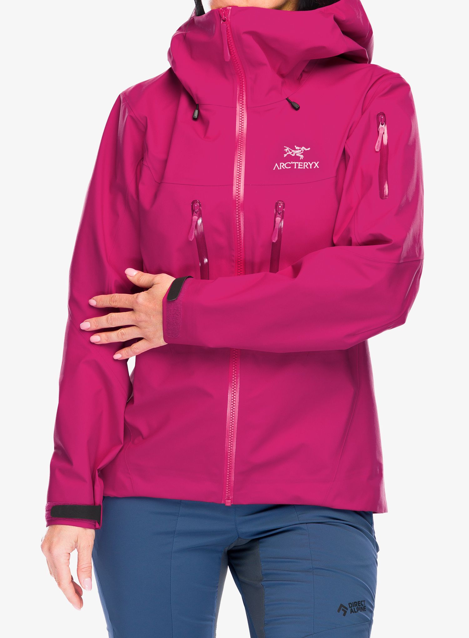 Dámská bunda na hory Arcteryx Alpha SV Jacket - amaranthus