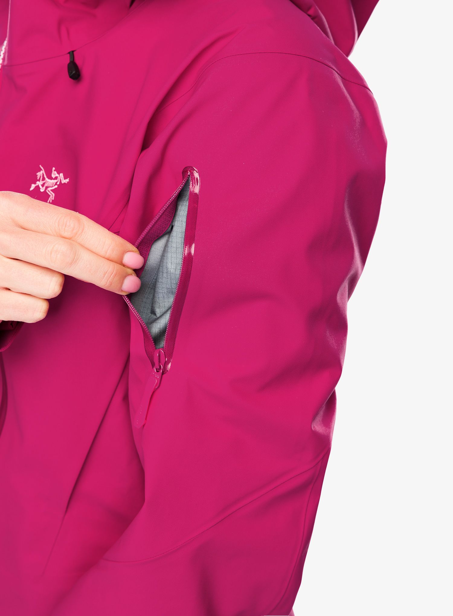 Dámská bunda na hory Arcteryx Alpha SV Jacket - amaranthus