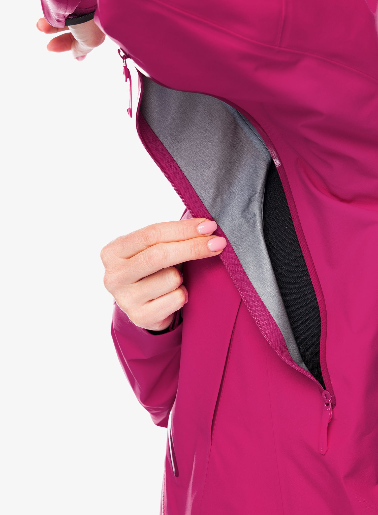 Dámská bunda na hory Arcteryx Alpha SV Jacket - amaranthus