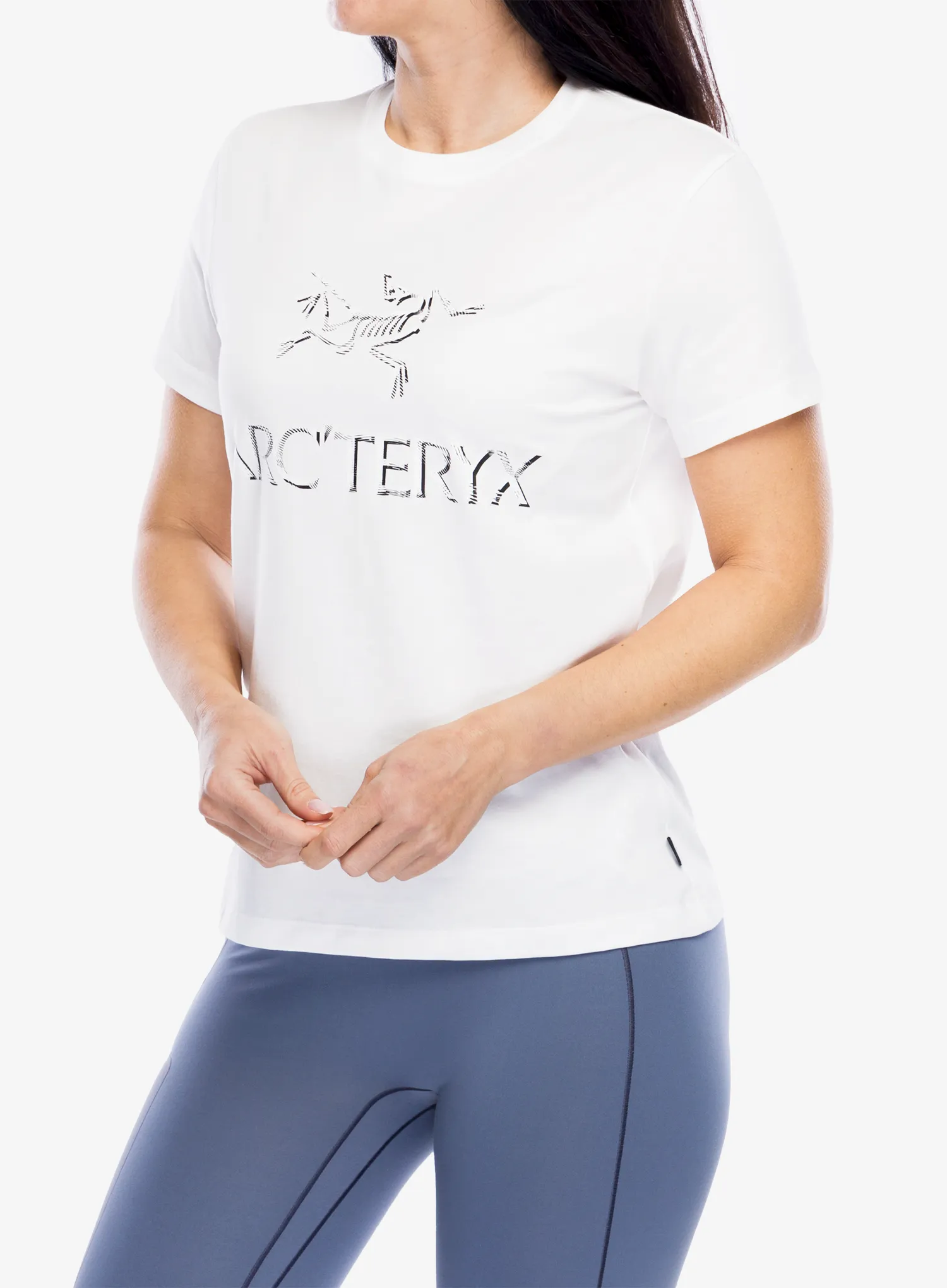 Dámské tričko s potiskem Arcteryx ArcWord Cotton T-Shirt SS - white light