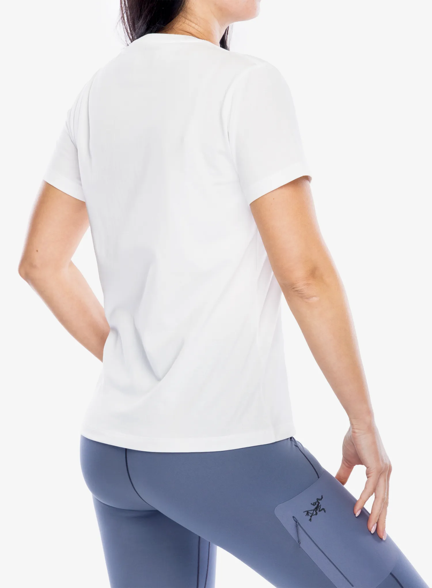 Dámské tričko s potiskem Arcteryx ArcWord Cotton T-Shirt SS - white light
