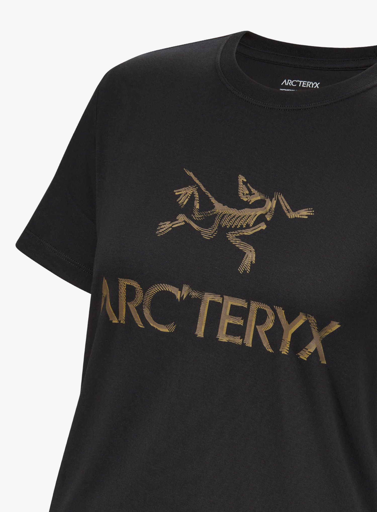 Bavlněné tričko dámské Arcteryx ArcWord Cotton T-Shirt - black/canvas