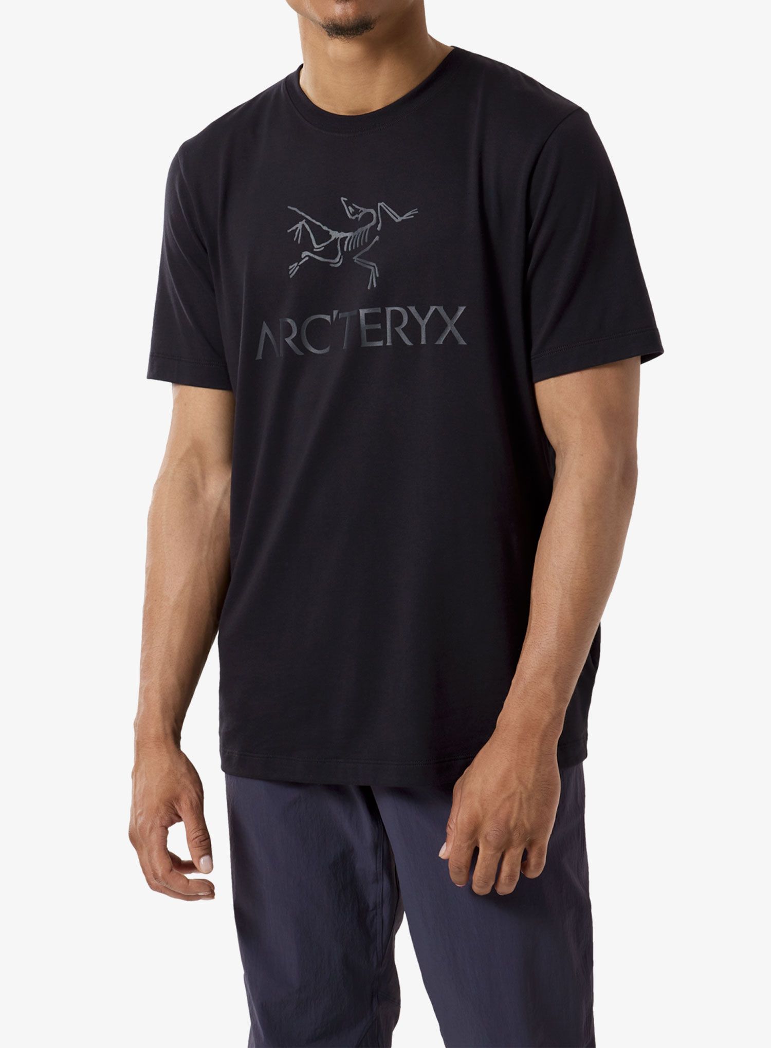 Tričko s potiskem Arcteryx ArcWord Logo Shirt SS - black