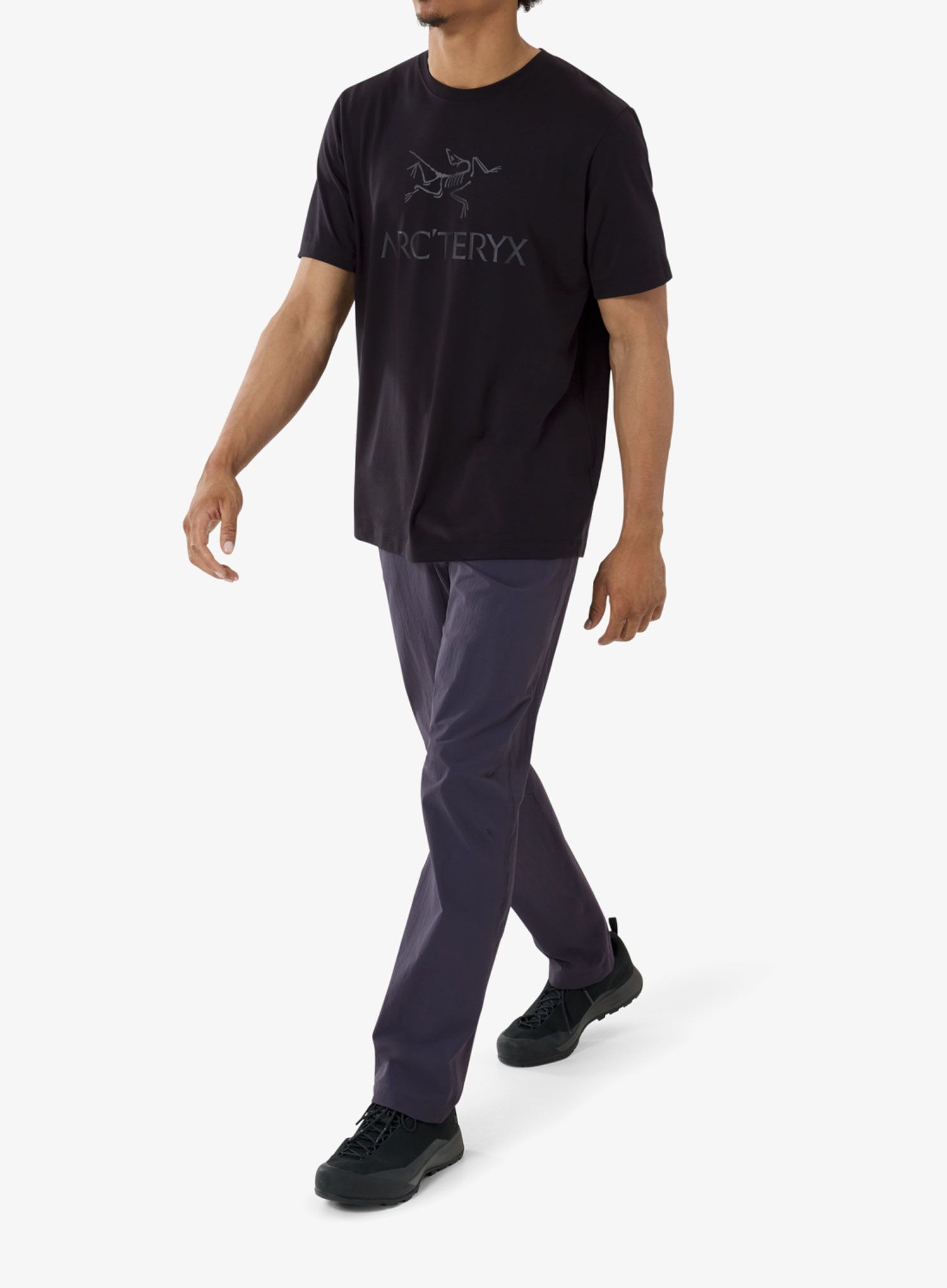 Tričko s potiskem Arcteryx ArcWord Logo Shirt SS - black