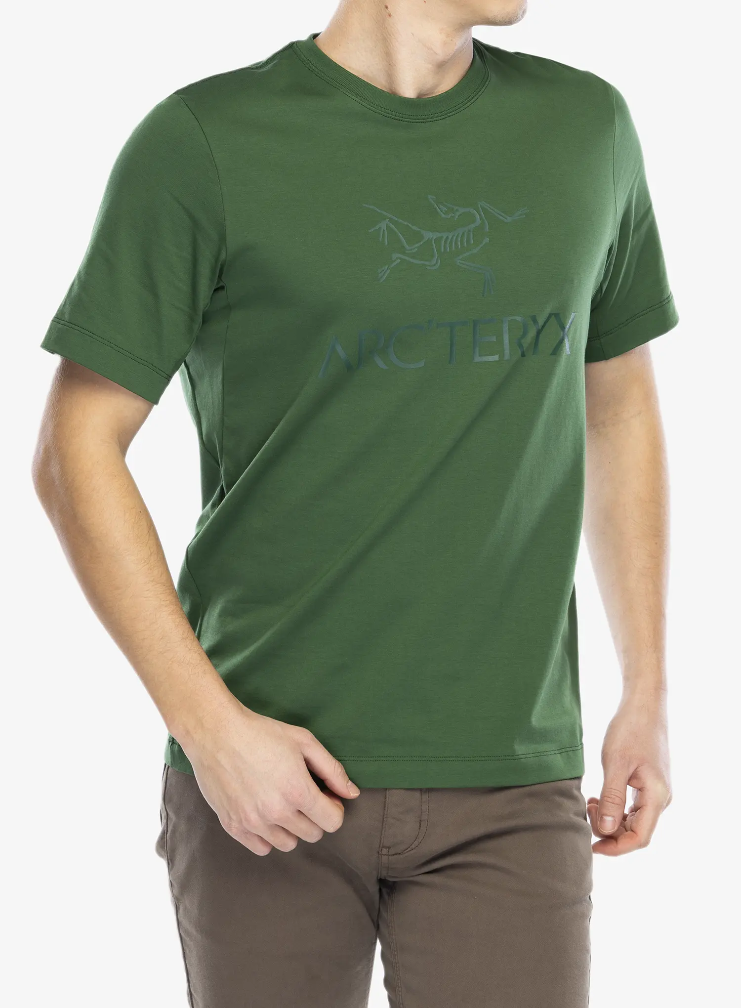 Bavlněné tričko Arcteryx ArcWord Logo Shirt SS - eden/dk eden