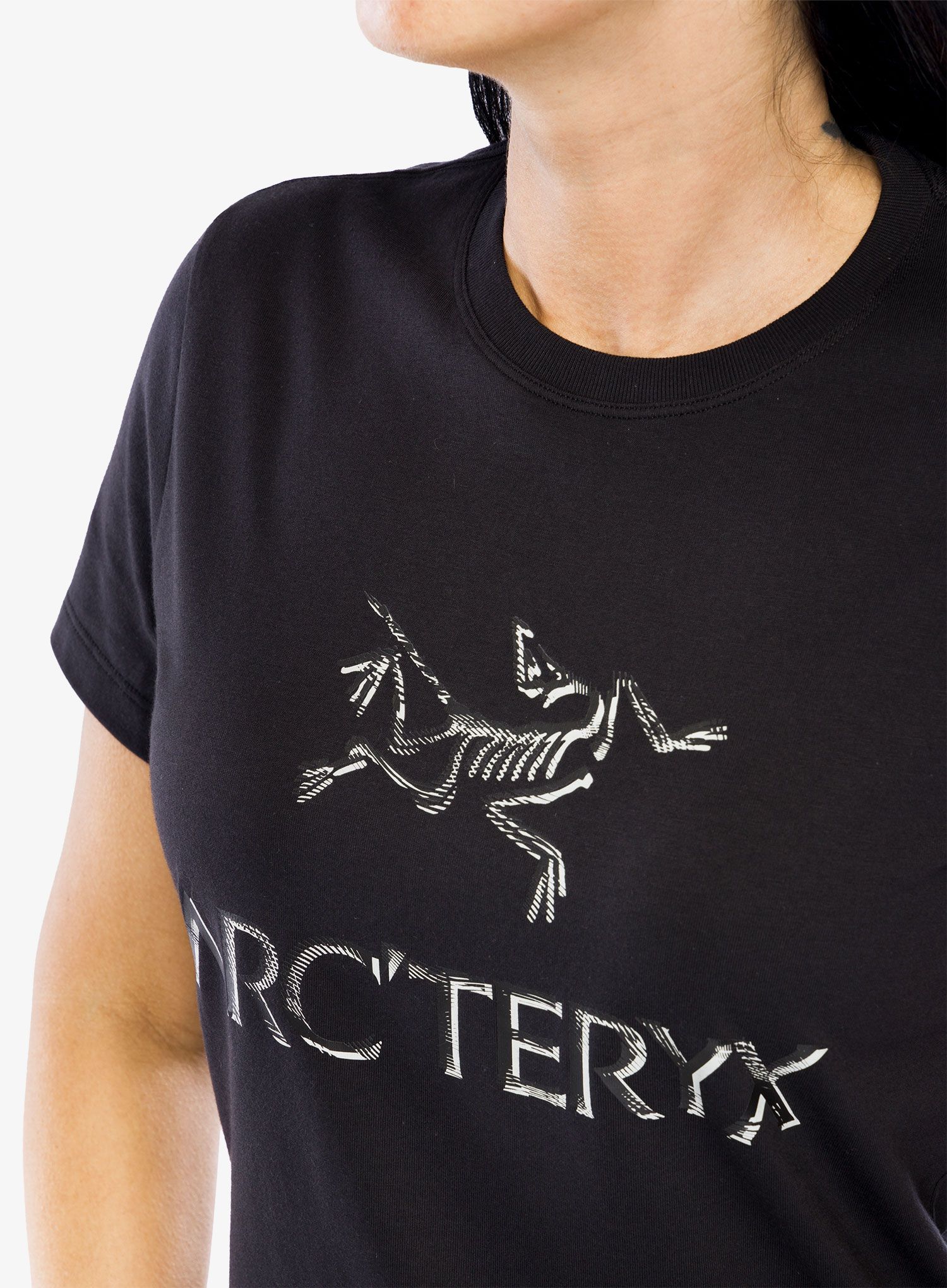 Bavlněné tričko dámské Arcteryx ArcWord Cotton T-Shirt SS - black