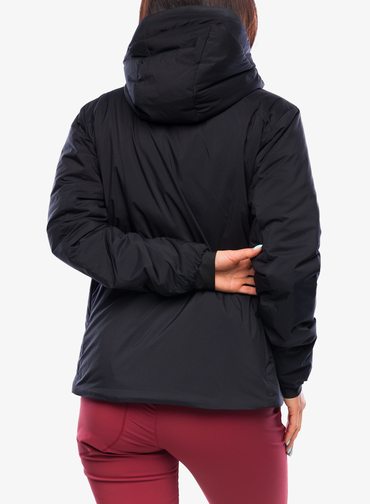 Dámská zateplená bunda Arcteryx Atom Heavyweight Hoody - black
